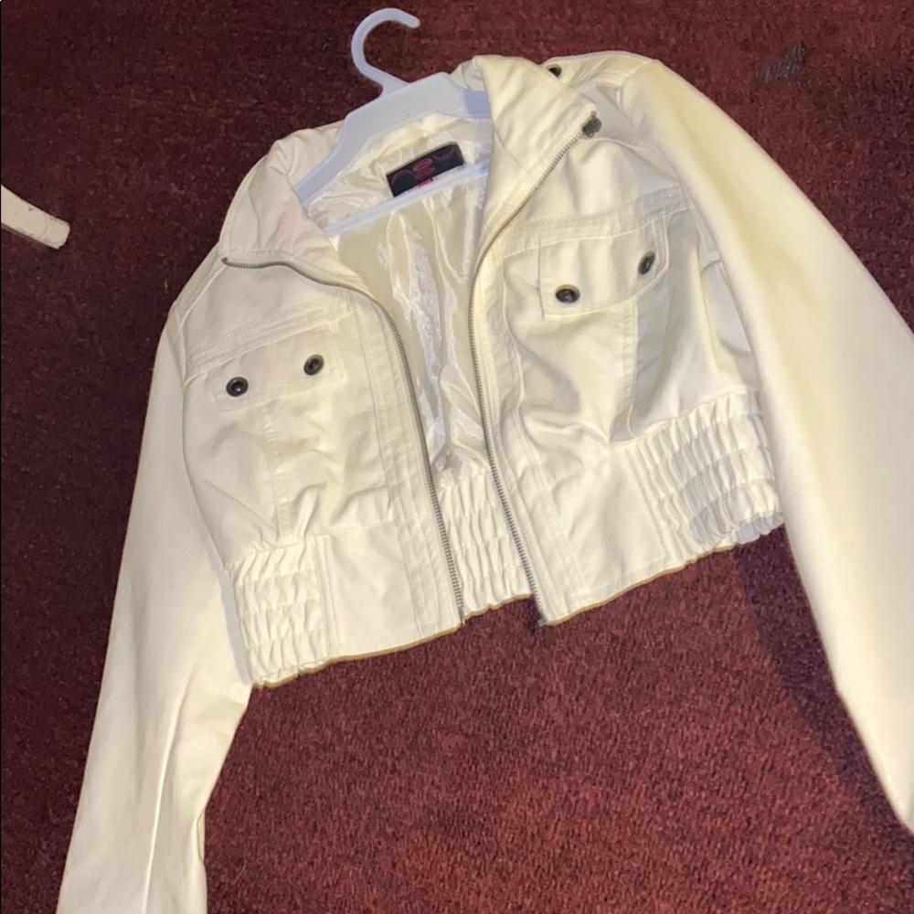 Woman leather jacket